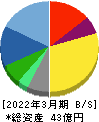 ワットマン 貸借対照表 2022年3月期