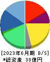 ゼネテック 貸借対照表 2023年6月期