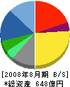 サンエー・インターナショナル 貸借対照表 2008年8月期