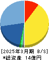 地盤ネットホールディングス 貸借対照表 2025年3月期 地盤ネットホールディングス 貸借対照表 2025年3月期