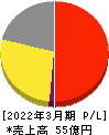 レアジョブ 損益計算書 2022年3月期