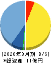 エーアイ 貸借対照表 2020年3月期