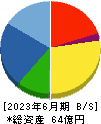 アルメディオ 貸借対照表 2023年6月期