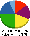 日本電解 貸借対照表 2021年3月期