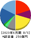 大興電子通信 貸借対照表 2023年6月期