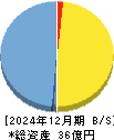 モダリス 貸借対照表 2024年12月期 モダリス 貸借対照表 2024年12月期