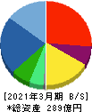 テクノホライゾン 貸借対照表 2021年3月期