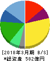 三井松島ホールディングス 貸借対照表 2018年3月期