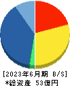 トレンダーズ 貸借対照表 2023年6月期