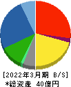 シキノハイテック 貸借対照表 2022年3月期