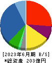 大井電気 貸借対照表 2023年6月期