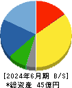 三東工業社 貸借対照表 2024年6月期