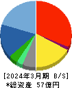 エヌ・シー・エヌ 貸借対照表 2024年3月期