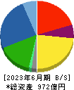 ティラド 貸借対照表 2023年6月期