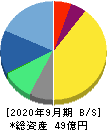 システムソフト 貸借対照表 2020年9月期