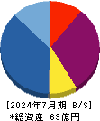 スリー・ディー・マトリックス 貸借対照表 2024年7月期