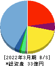 ｉ－ｐｌｕｇ 貸借対照表 2022年3月期