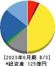 東洋精糖 貸借対照表 2023年6月期