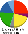 中京医薬品 貸借対照表 2020年3月期