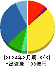 デイトナ 貸借対照表 2024年3月期