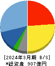 メイテックグループホールディングス 貸借対照表 2024年3月期