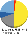 テクノマセマティカル 貸借対照表 2023年12月期