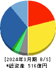 ＳＢテクノロジー 貸借対照表 2024年3月期