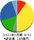 南海プライウッド 貸借対照表 2021年3月期