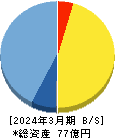 シンバイオ製薬 貸借対照表 2024年3月期