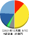 ファインデックス 貸借対照表 2021年12月期