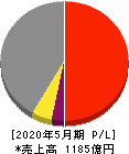 日本国土開発 損益計算書 2020年5月期