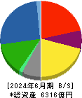 ニッスイ 貸借対照表 2024年6月期