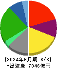 エイチ・ツー・オー　リテイリング 貸借対照表 2024年6月期