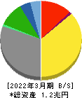 ＴＢＳホールディングス 貸借対照表 2022年3月期