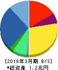 飯田グループホールディングス 貸借対照表 2018年3月期