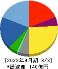 ＮＣホールディングス 貸借対照表 2023年9月期