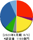 飛島建設 貸借対照表 2023年6月期