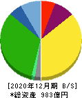 東京都競馬 貸借対照表 2020年12月期