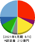 ウェルネット 貸借対照表 2021年6月期