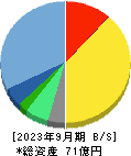 アイ・アールジャパンホールディングス 貸借対照表 2023年9月期