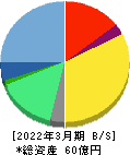 セルム 貸借対照表 2022年3月期