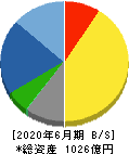 ショーボンドホールディングス 貸借対照表 2020年6月期