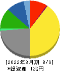日本テレビホールディングス 貸借対照表 2022年3月期