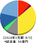 テクノスジャパン 貸借対照表 2024年3月期