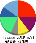 東京通信グループ 貸借対照表 2023年12月期