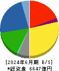 ＤＯＷＡホールディングス 貸借対照表 2024年6月期