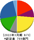 ハリマ化成グループ 貸借対照表 2022年3月期