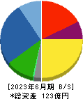 ハビックス 貸借対照表 2023年6月期