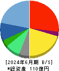 ブロードメディア 貸借対照表 2024年6月期