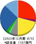 円谷フィールズホールディングス 貸借対照表 2023年12月期